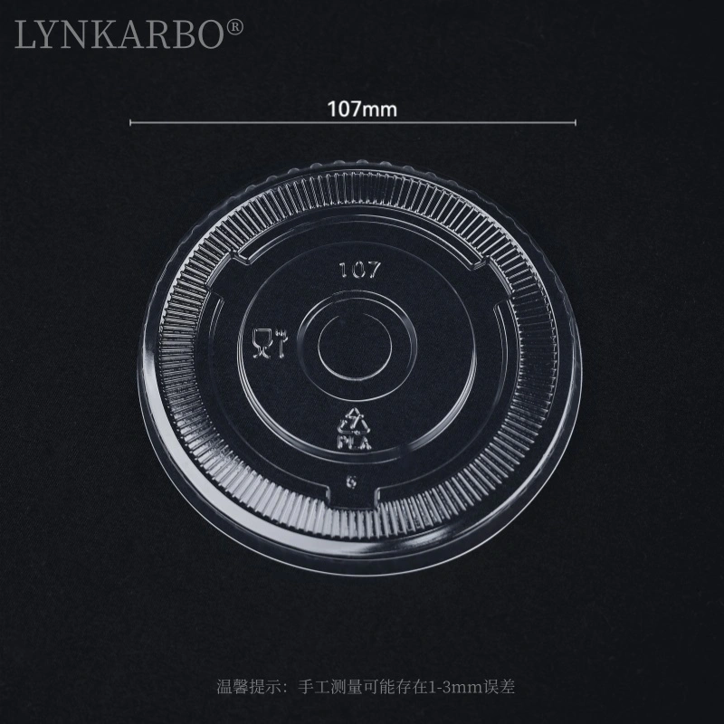 Tampa plana PLA de 107 mm