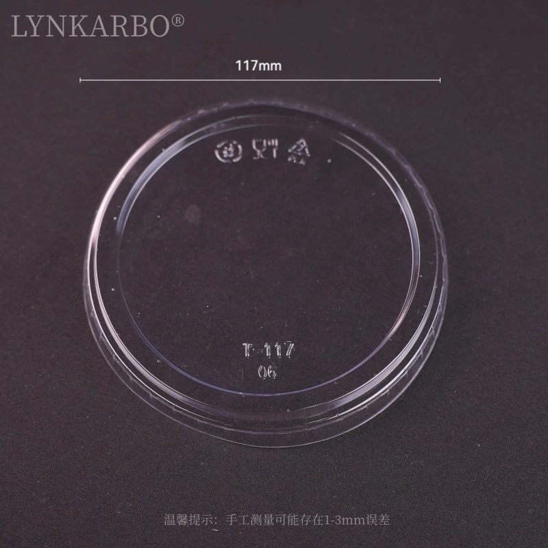 Tampa plana PLA de 117 mm