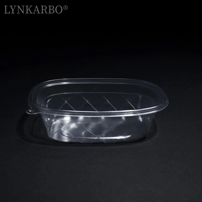 Recipiente retangular para alimentos frios PLA